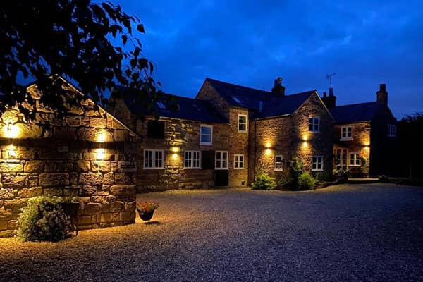 Outdoor lighting at Wrexham property