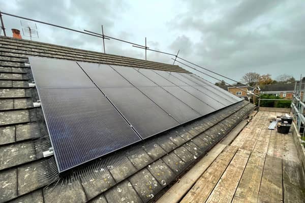 Domestic solar panels in Wrexham